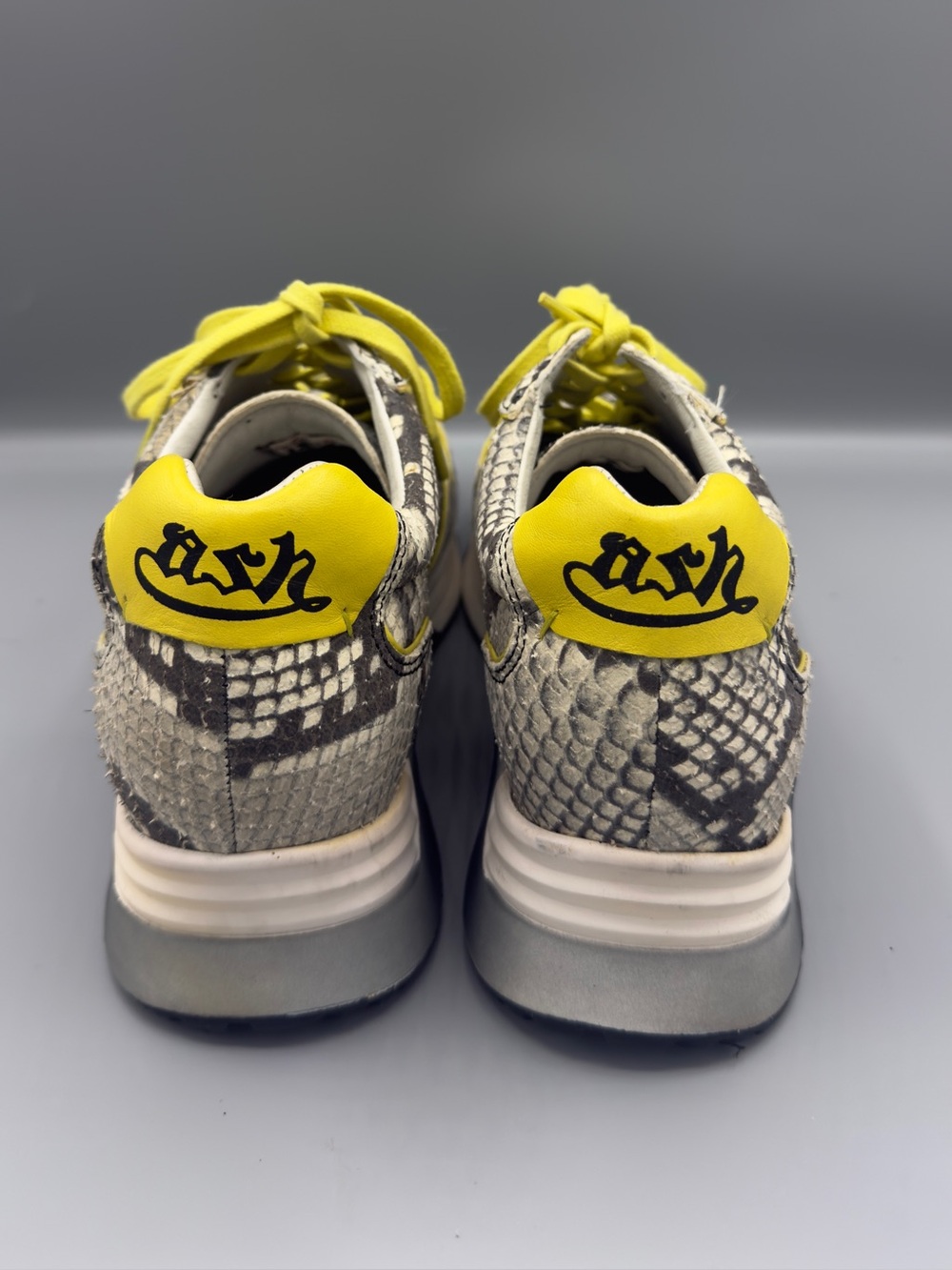 ASH Python Print Sneakers 👟 8.5 - Picture 3 of 6